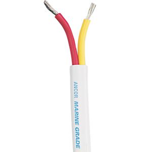 Marine Grade Duplex Wire | Flexible in Cold, Salt Water Resistant | 16 Gauge, Red/ Yellow, 250ft | Tinned Copper | UL/ABYC Certified Marine Grade Duplex Wire | Flexible in Cold, Salt Water Resistant | 16 Gauge, Red/ Yellow, 250ft | Tinned Copper | UL/ABYC Certified