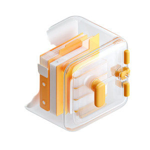 Glass Safe Icon Vinyl Car Decal Sticker – Waterproof & UV-Resistant 8"