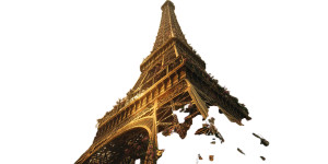 Eiffel Tower Vinyl Car Decal Sticker – Waterproof & UV-Resistant 8"