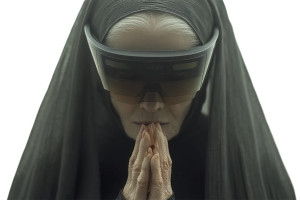 Cyborg Nun Elf Vinyl Car Decal Sticker – Waterproof & UV-Resistant 8"