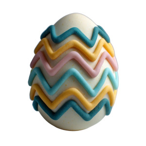 Decorated Easter Egg V4 Vinyl Car Decal Sticker – Waterproof & UV-Resistant 8"