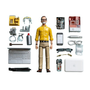 Marketing Researcher Figure Vinyl Car Decal Sticker – Waterproof & UV-Resistant 8"