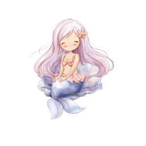 Delicate Mermaid Vinyl Car Decal Sticker – Waterproof & UV-Resistant 8" Delicate Mermaid Vinyl Car Decal Sticker – Waterproof & UV-Resistant 8"