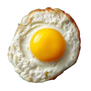 Fried Smooth Egg Vinyl Car Decal Sticker – Waterproof & UV-Resistant 8"