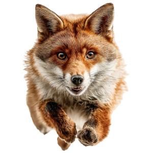 Furious Jumping Fox Vinyl Car Decal Sticker – Waterproof & UV-Resistant 8" Furious Jumping Fox Vinyl Car Decal Sticker – Waterproof & UV-Resistant 8"