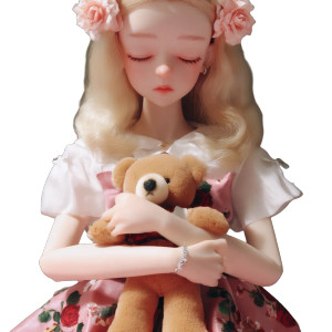 Golden Haired Doll Vinyl Car Decal Sticker – Waterproof & UV-Resistant 8" Golden Haired Doll Vinyl Car Decal Sticker – Waterproof & UV-Resistant 8"