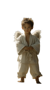 Mythical Angel Baby Vinyl Car Decal Sticker – Waterproof & UV-Resistant 8"