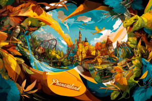 Magical Theme Park Voucher Vinyl Car Decal Sticker – Waterproof & UV-Resistant 8"