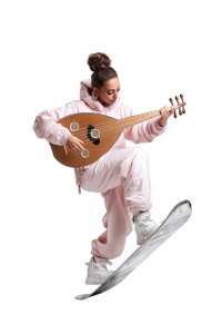 Snowboarding Lute Player Vinyl Car Decal Sticker – Waterproof & UV-Resistant 8" Snowboarding Lute Player Vinyl Car Decal Sticker – Waterproof & UV-Resistant 8"
