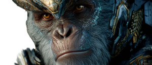 Majestic Ape King Vinyl Car Decal Sticker – Waterproof & UV-Resistant 8"