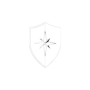 Medieval Shield Logo V2 Vinyl Car Decal Sticker – Waterproof & UV-Resistant 8"