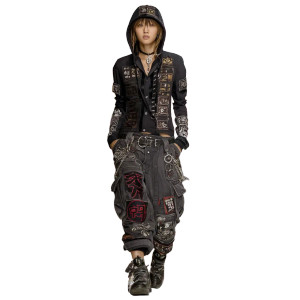 Punk Runway Model Vinyl Car Decal Sticker – Waterproof & UV-Resistant 8"