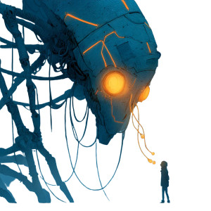 Living Circuitry Deity Vinyl Car Decal Sticker – Waterproof & UV-Resistant 8"