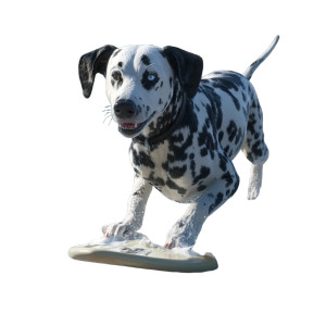 Surfing Dalmation Vinyl Car Decal Sticker – Waterproof & UV-Resistant 8"