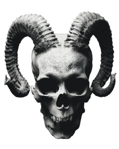 Devil Skull Logo V2 Vinyl Car Decal Sticker – Waterproof & UV-Resistant 8"