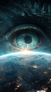 Dragon'S Cosmic Gaze Vinyl Car Decal Sticker – Waterproof & UV-Resistant 8"