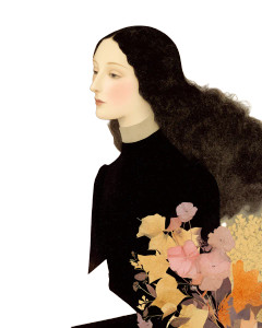 Vintage Symbolic Portrait Vinyl Car Decal Sticker – Waterproof & UV-Resistant 8"