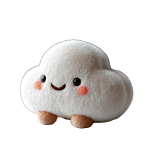Plush Cloud Toy Vinyl Car Decal Sticker – Waterproof & UV-Resistant 8"