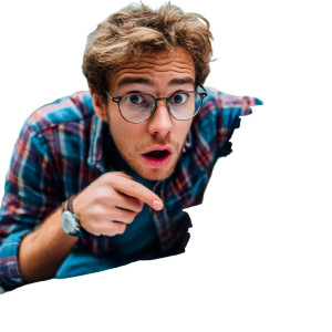 Surprised Student Discovery Vinyl Car Decal Sticker – Waterproof & UV-Resistant 8"