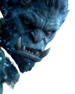 Majestic Spectral Orc Vinyl Car Decal Sticker – Waterproof & UV-Resistant 8"