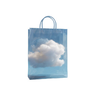 Cloud In Bag Vinyl Car Decal Sticker – Waterproof & UV-Resistant 8"