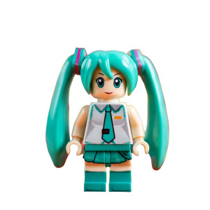 Lego Hatsune Miku Vinyl Car Decal Sticker – Waterproof & UV-Resistant 8"