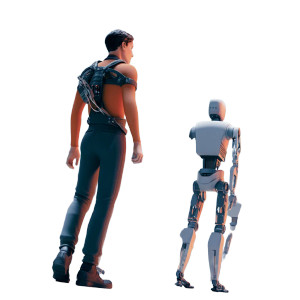 Exoskeleton Man Vinyl Car Decal Sticker – Waterproof & UV-Resistant 8" Exoskeleton Man Vinyl Car Decal Sticker – Waterproof & UV-Resistant 8"