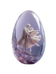 Crystal Egg Sculpture Vinyl Car Decal Sticker – Waterproof & UV-Resistant 8"