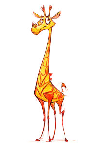 Whimsical Giraffe Vinyl Car Decal Sticker – Waterproof & UV-Resistant 8" Whimsical Giraffe Vinyl Car Decal Sticker – Waterproof & UV-Resistant 8"