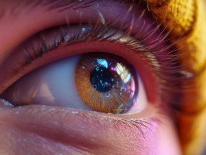 Eye Close Up Vinyl Car Decal Sticker – Waterproof & UV-Resistant 8"