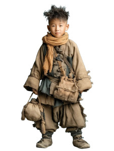 Tang Dynasty Boy V3 Vinyl Car Decal Sticker – Waterproof & UV-Resistant 8"