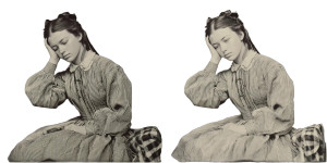 Traumatized Southern Belle Vinyl Car Decal Sticker – Waterproof & UV-Resistant 8"