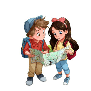 Disney Comic Kids Vinyl Car Decal Sticker – Waterproof & UV-Resistant 8"