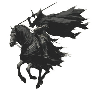 Black Knight V32 Vinyl Car Decal Sticker – Waterproof & UV-Resistant 8"