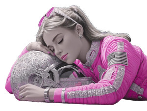 Astronaut On Moon V14 Vinyl Car Decal Sticker – Waterproof & UV-Resistant 8"