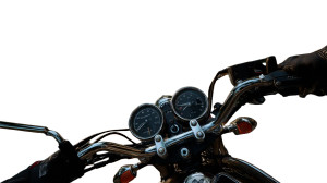 Motorcyclist Mountain Ride Vinyl Car Decal Sticker – Waterproof & UV-Resistant 8"