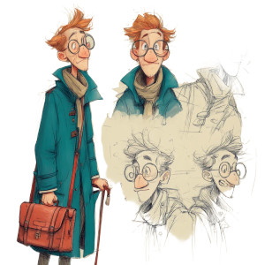 Character Design V5 Vinyl Car Decal Sticker – Waterproof & UV-Resistant 8"