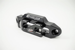 Black Stealth Fighter Hawse Style Winch Fairlead | For Use With Stealth Fighter Bumpers | American Made Black Stealth Fighter Hawse Style Winch Fairlead | For Use With Stealth Fighter Bumpers | American Made