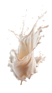 Splashing Milk Vinyl Car Decal Sticker – Waterproof & UV-Resistant 8"