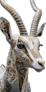 Gemstone Antelope Vinyl Car Decal Sticker – Waterproof & UV-Resistant 8"