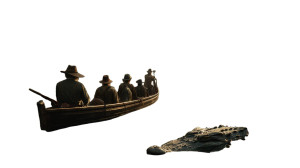 Jungle Adventure Canoe Vinyl Car Decal Sticker – Waterproof & UV-Resistant 8"