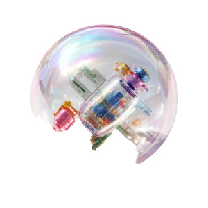 Holographic Soap Bubble Vinyl Car Decal Sticker – Waterproof & UV-Resistant 8"