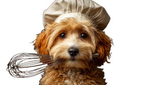 Chef Cavapoo Vinyl Car Decal Sticker – Waterproof & UV-Resistant 8"