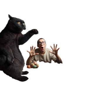 Surreal Egg Gathering Vinyl Car Decal Sticker – Waterproof & UV-Resistant 8"