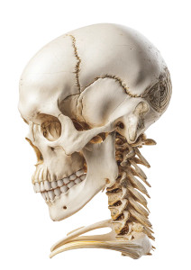 Human Skull Render Vinyl Car Decal Sticker – Waterproof & UV-Resistant 8"