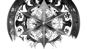 Celtic Octogram Vinyl Car Decal Sticker – Waterproof & UV-Resistant 8"