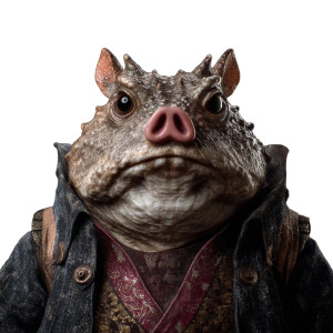 Toad-Pig Hybrid Vinyl Car Decal Sticker – Waterproof & UV-Resistant 8"