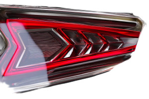 Futuristic Tail Light Vinyl Car Decal Sticker – Waterproof & UV-Resistant 8"