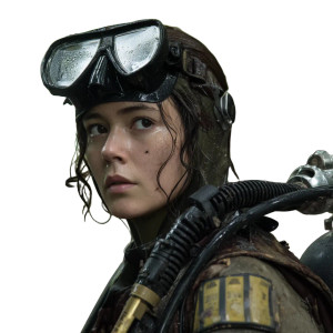 Military Scuba Diver Vinyl Car Decal Sticker – Waterproof & UV-Resistant 8"