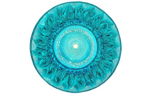 Glowing Pearl Mandala Vinyl Car Decal Sticker – Waterproof & UV-Resistant 8"